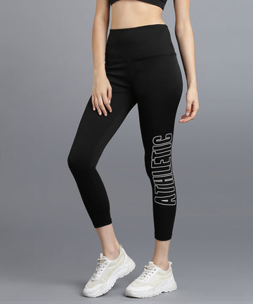 Athletic Leggings - Black and White